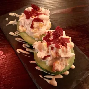 Crab Meat Wrapped
