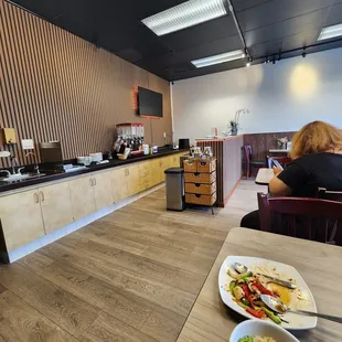 Dining room and front desk