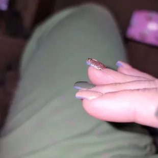 Looked at old blue just tried painting over after pointing to him many times