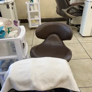 View from pedicure chair.