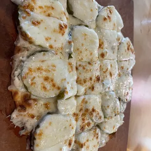 Dill pickle flatbread