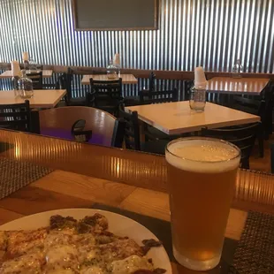 Pizza and beer