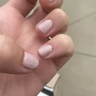 Cut cuticle on pinky