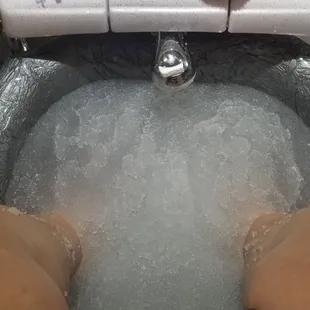 This is the jelly soap at the end of the signature pedicure. Amazing