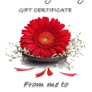 Gift Certificate Are Available