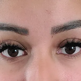 I love love my new eyelash extensions they are beautiful and she did them as I asked what I love about her is she takes her time