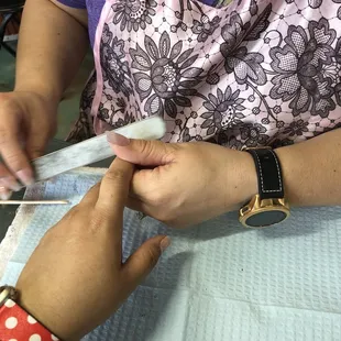 Someone actually held my hand today