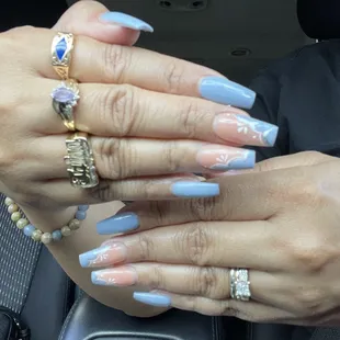 My bday nails! She freelanced per usual and they look fabulous as always! Thanks Hanna