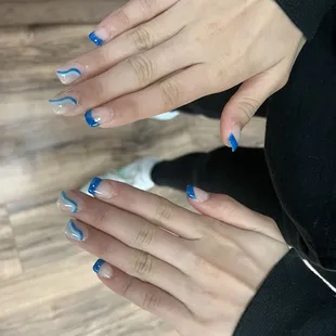 Daughters nails.  Everyone happy!