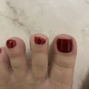Thanks for chopping off my second toe's nail and making it look stupid.