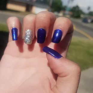 My daughter's gel manicure