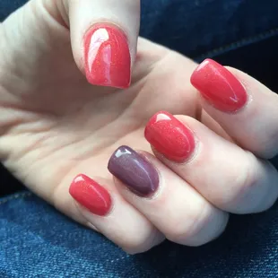 After about seven minutes of staring at all the sparkles... I just picked both colors I wanted. I love the cut and color and shape of them!