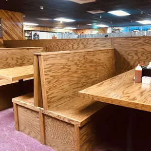 Clean tables inside