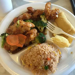 Crispy Spicy Chicken Combo.