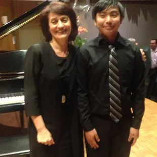 Extremely talented Marc Villegas, winner of many piano competitions