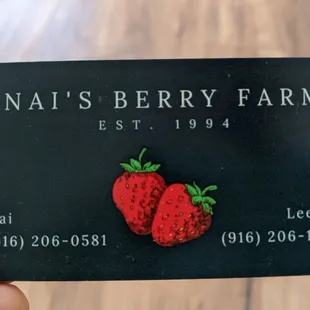 two strawberries