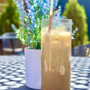 Pistachio Latte cocktail