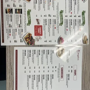 Menu July 2023