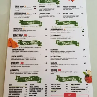 Menu -back