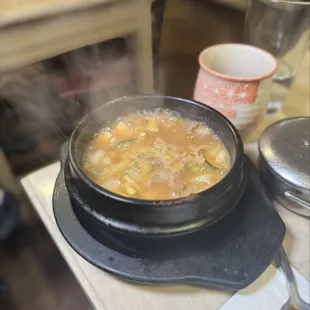 Dwenjang-jjigae- soybean paste stew
