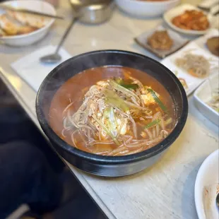 Yookeajang - shredded beef soup