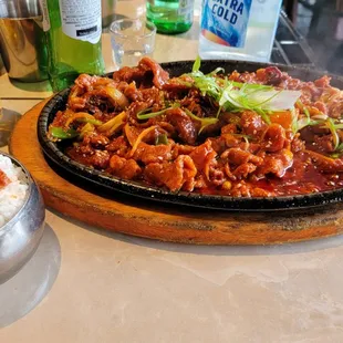 Spicy Pork Bulgogi.