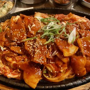 Pork Belly Kimchi -- clearly made with pork belly.