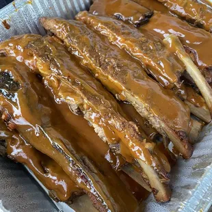 Pork rib slab