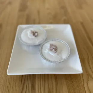 Compliments from the chef Thai Tapioca Pearls in Coconut Cream Pudding