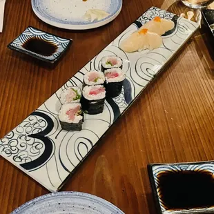 sushi and sashimi, food, sashimi, sushi