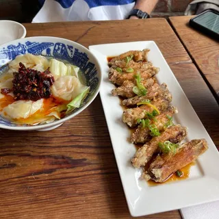 Spicy Yuzu Wonton Soup (shrimp)