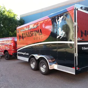 Check out this nice trailer wrap by: OMGwraps.com #omgwraps #trailerwraps #cargowraps #customwraps