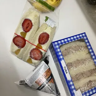 Everything was pretty good, especially the fruit sando!