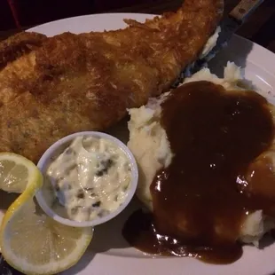 Beer battered walleye