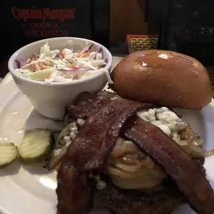 Black and Bleu Burger