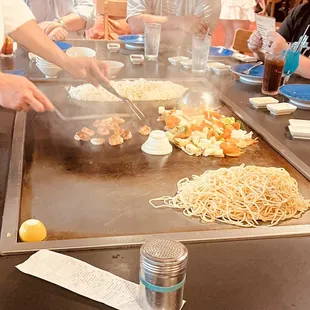 Japanese Hibachi Chicken &amp; Shrimp