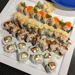 sushi and sashimi, food