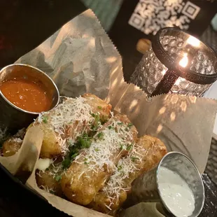 Battered Mozzarella Sticks