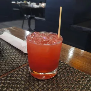 Blood of Adonis spicy cocktail