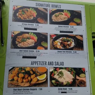 Focused &amp; Tasty Menu