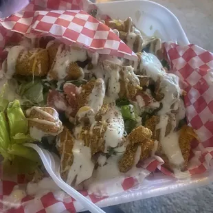 Fish salad, secret menu!