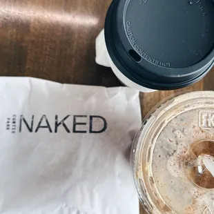 IG: @abbyandmattyeats | hot mocha, iced tres leches latte, cheese danish