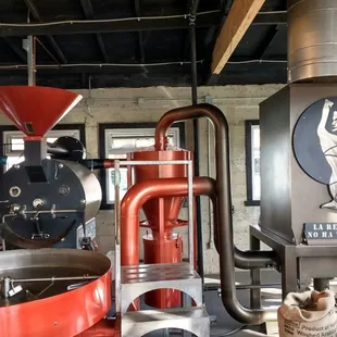 a coffee roaster and a coffee roaster