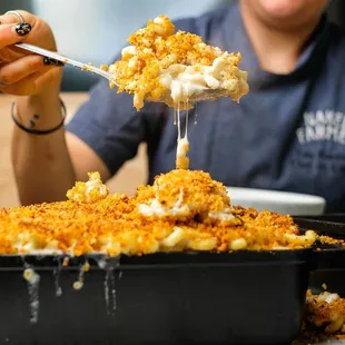 Delicious mac &amp; cheese from Naked Farmer