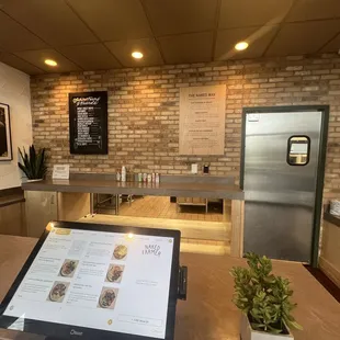 interior, sushi and sashimi