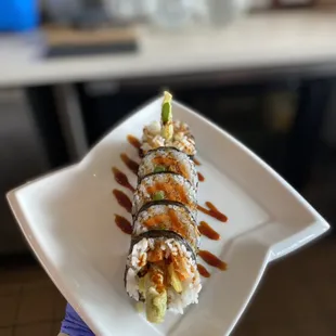 Tempura vegetables roll