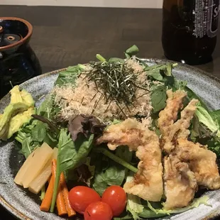 Soft Shell Crab Salad