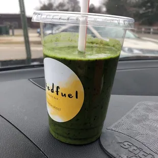 This is smoothie without ice! And it cost $10 I think it's not very good deal!