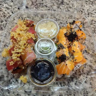 sushi and sashimi, food, sushi, sashimi