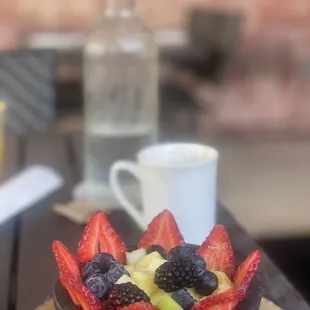 Breakfast fruit bowl